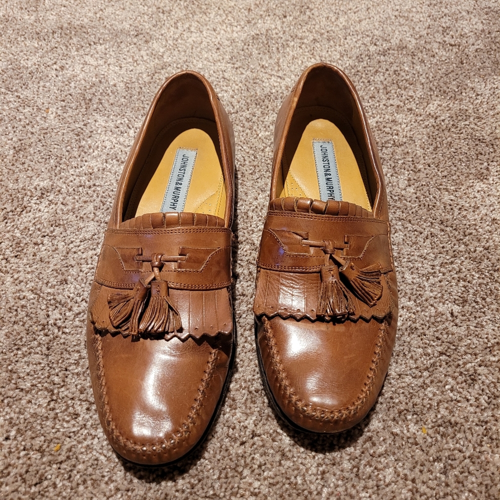 Johnston &Murphy loafer flat men's shoes